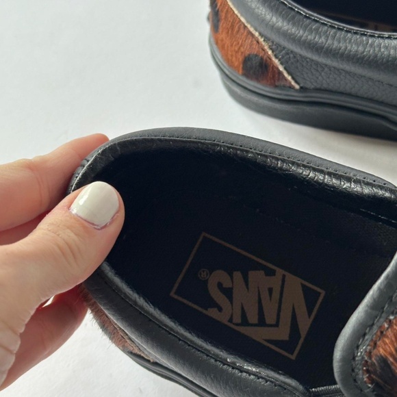 Leopard Print Vans Pony Hair 6.5 - Picture 3 of 6